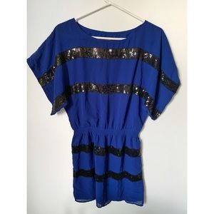 Royal blue Jessica Simpson dress